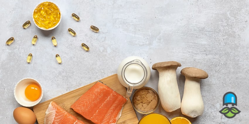 منابع غذایی و مکمل‌های ویتامین D3